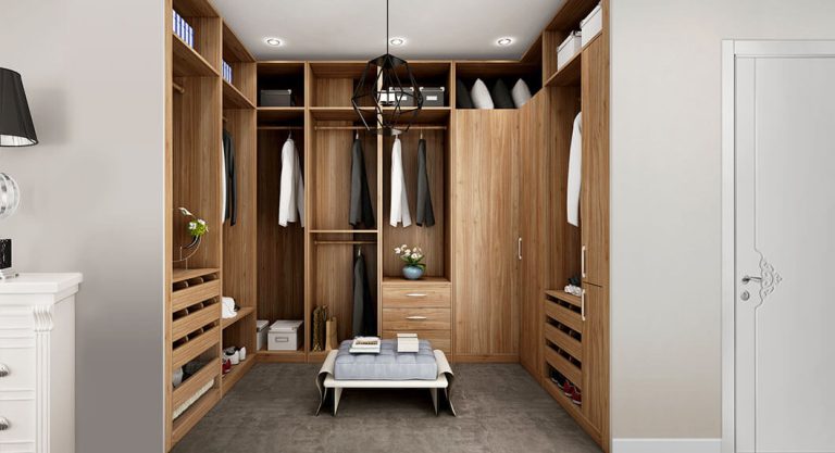 U-shaped-Wood-Grain-Walk-in-Closet-of-Best-Design-YG16-M09-2